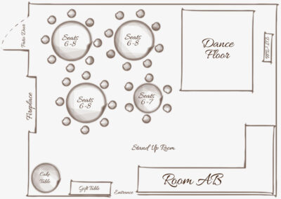 Room AB Floorplan