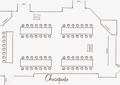 Chesapeake Room Floorplan