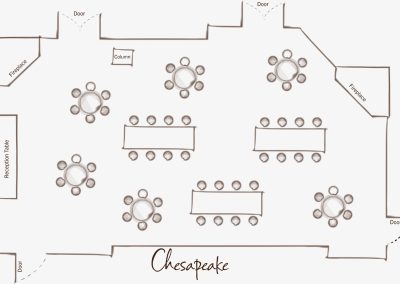 Chesapeake Room Floorplan